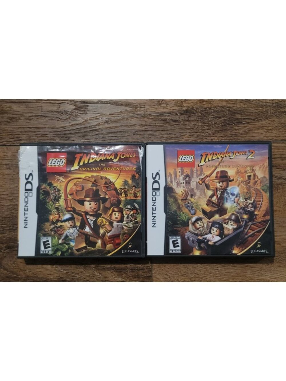 2 Nintendo DS: Lego Indiana Jones The Original Adventures and Indiana Jones  2